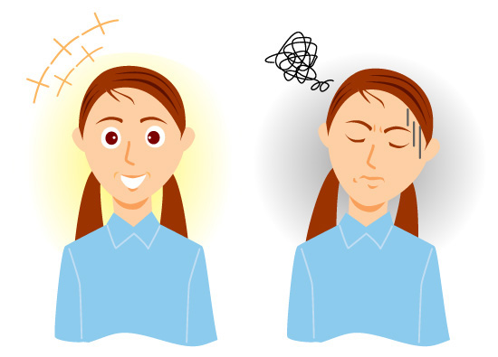自律神経失調症の女性